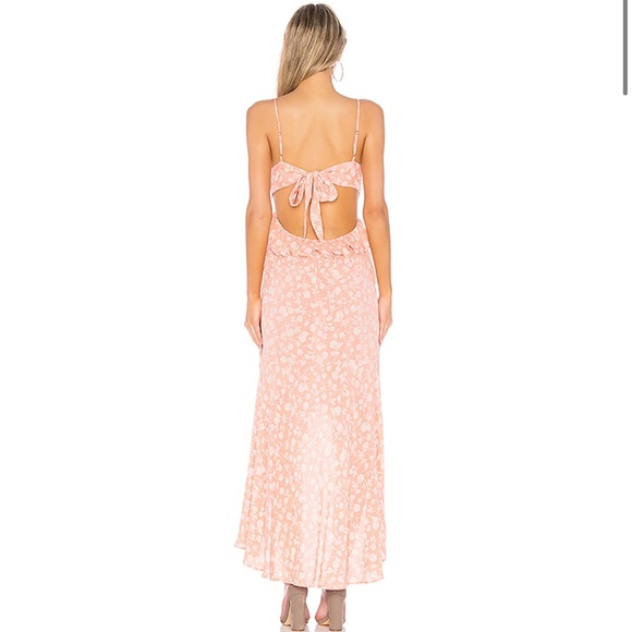 Jolie maxi cutout dress in blush - Picture 3 of 3